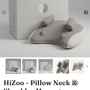 HiZoo Ergonomic Neck Massager in Gray